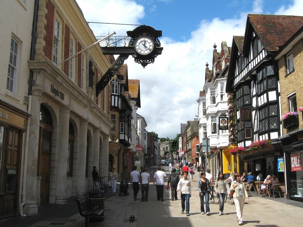 Winchester High Street. Copyright: Winchester City Council
