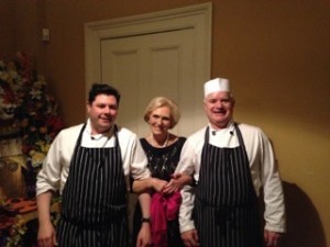 the Osborne chefs with Mary Berry